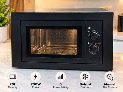 Cookology 20l 700w black - 20l,