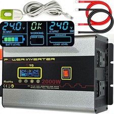 YQ Power Inverter 24V to 240V