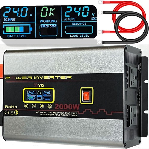 Power inverter 24v 240v - 24v, to