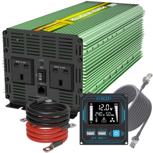 Edecoa 2000w pure sine - pure, wave