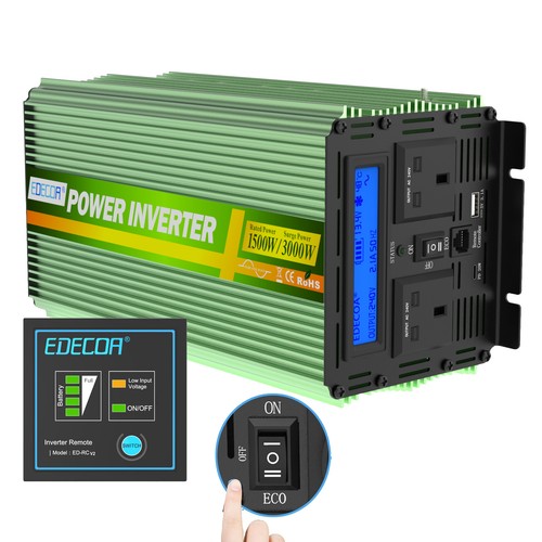 Edecoa caravan 1500w pure sine - caravan,